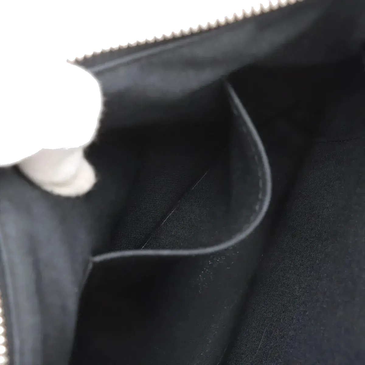 Pre-Loved Mick Crossbody Bag Damier Coated Canvas PM with Silver Hardware, Black / Graphite