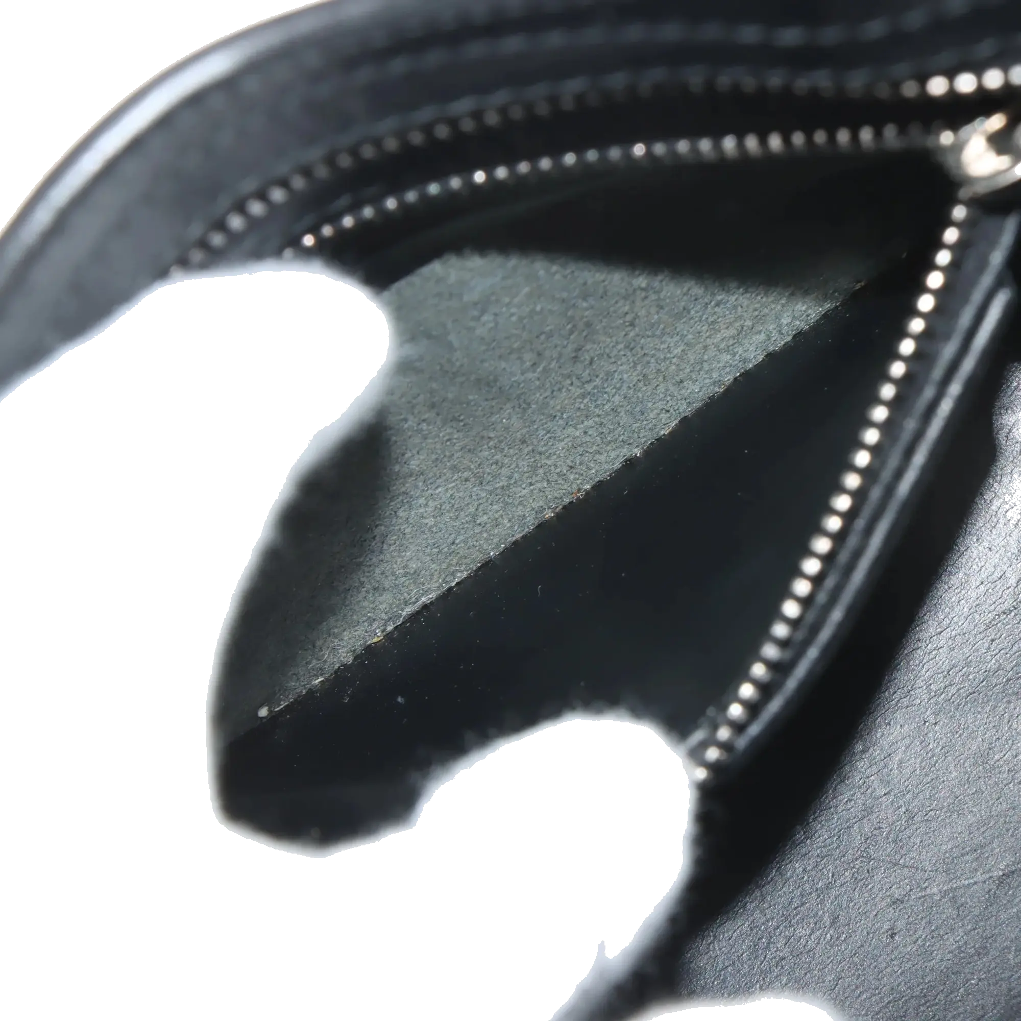 Pre-Loved Classic City Handbag Canvas Plain Mini with Silver Hardware, Black