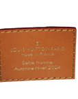 Pre-Loved Dopp Kit Pochette Monogram Coated Canvas with Gold Hardware, Brown