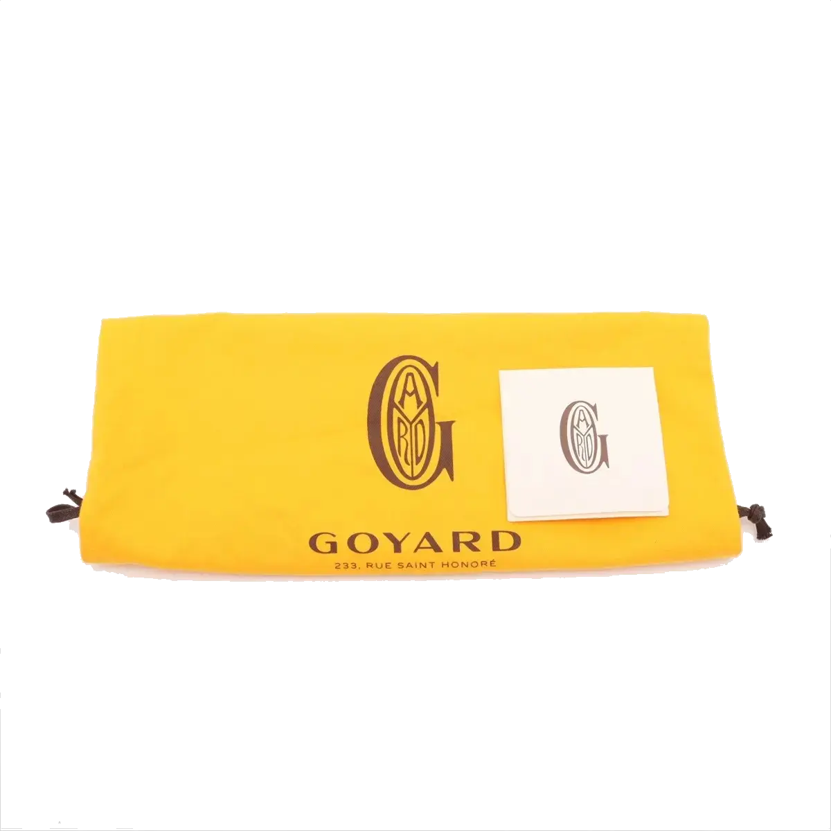 Pre-Loved Petit Flot Bucket Bag Goyardine Coated Canvas Mini with Silver Hardware, Black/Tan