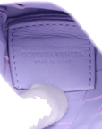 Pre-Loved Sardine Crossbody Bag Intrecciato Leather Mini with Gold Hardware, Lilac