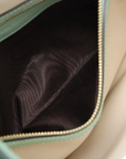 Pre-Loved Jackie Shoulder Bag Leather Small with Gold Hardware, Mint Green