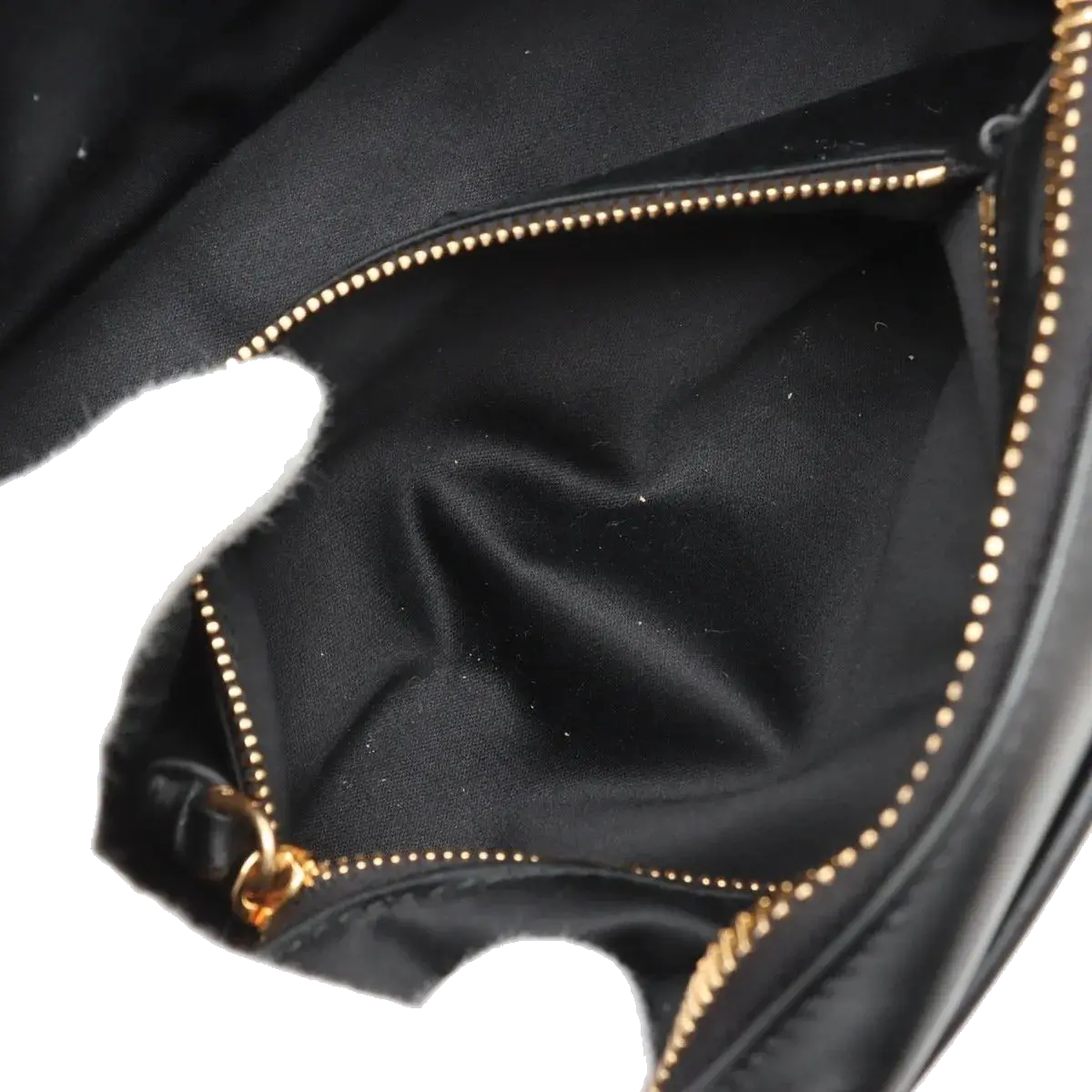 Pre-Loved Bowling Bag Handbag Leather Mini with Gold Hardware, Black