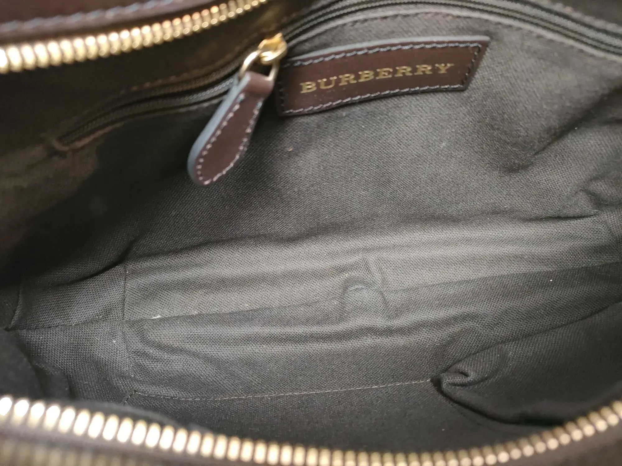 Pre-Loved Brooke Hobo Shoulder Bag Haymarket Check Coated Canvas with Gold Hardware, Beige