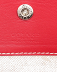 Pre-Loved Saint Louis Tote Goyardine Coated Canvas PM with Silver Hardware, Red
