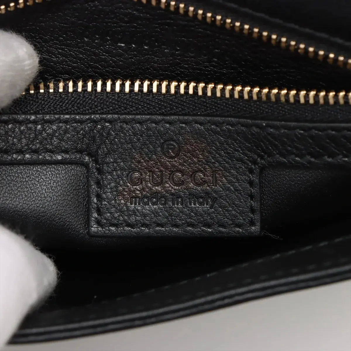 Pre-Loved Blondie Shoulder Bag Leather with Gold Hardware, Black