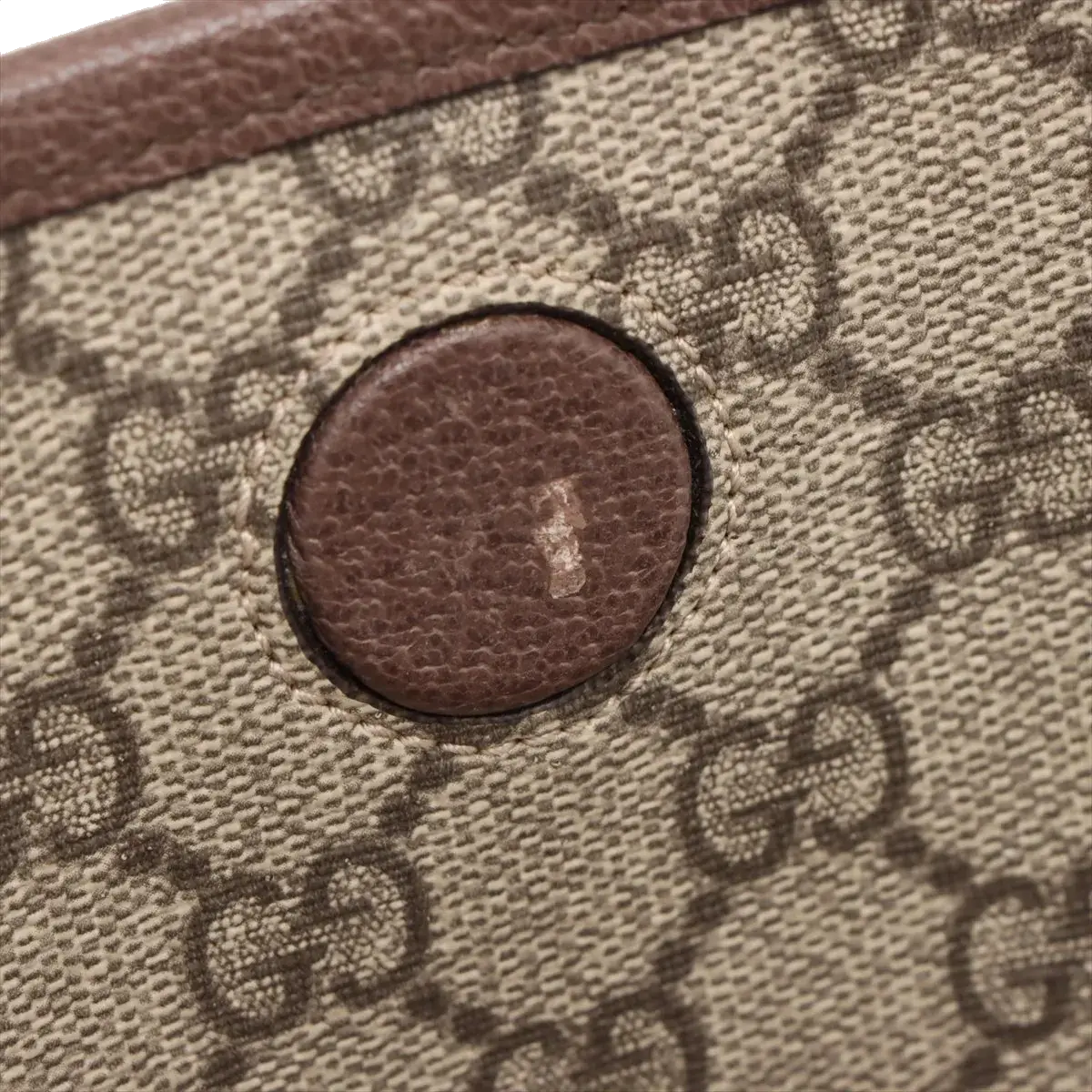 Pre-Loved Neo Vintage Belt Bag Monogram Coated Canvas with Gold Hardware, Beige Ebony