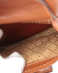 Pre-Loved Bamboo Backpack Leather Mini with Gold Hardware, Brown