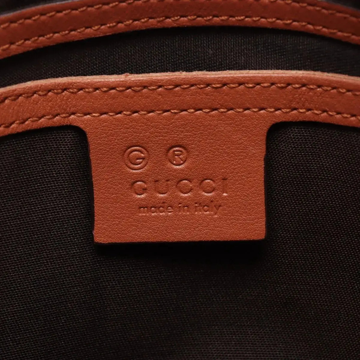 Pre-Loved Guccissima Tote Guccissima Leather with Silver Hardware, Cognac