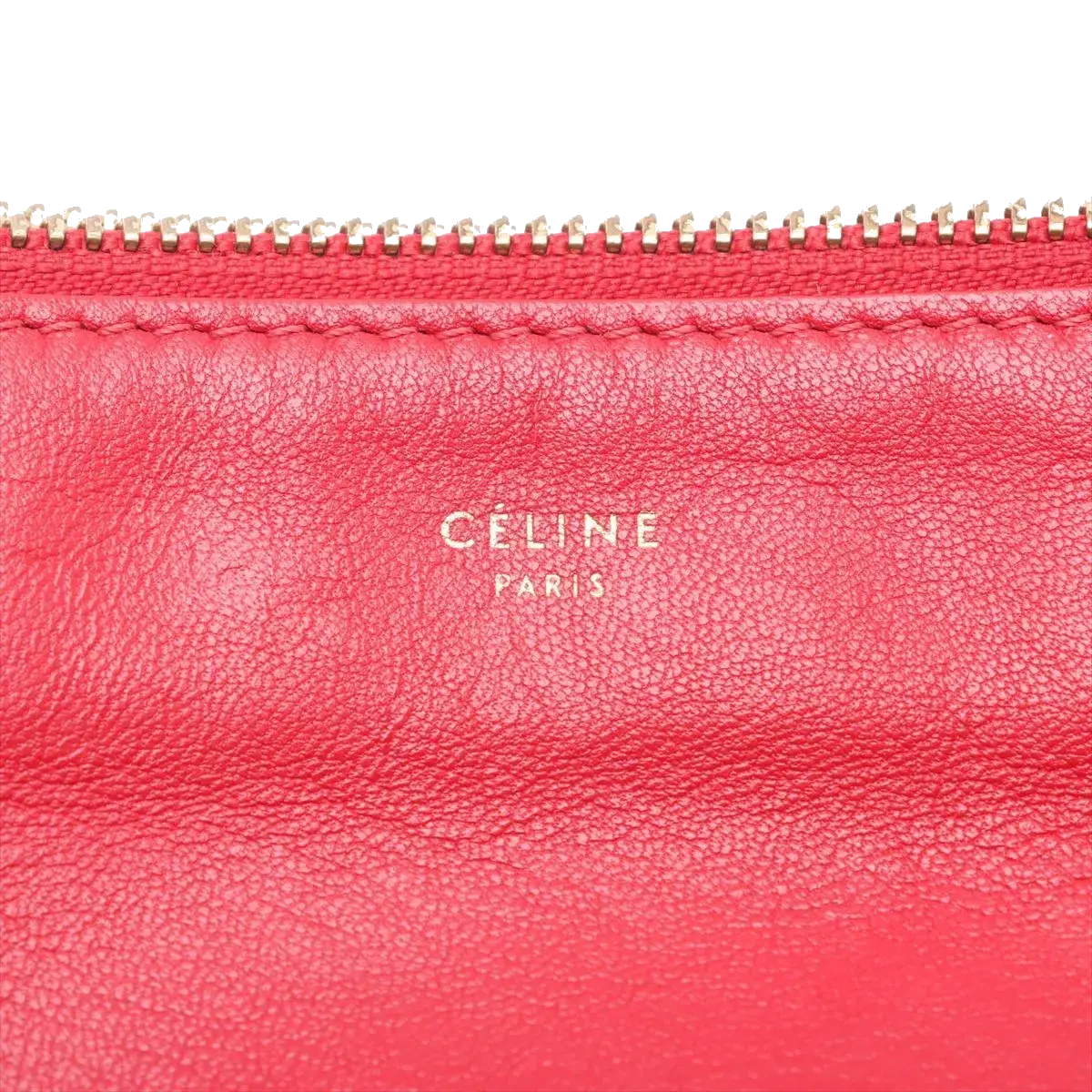 Pre-Loved Trio Crossbody Bag Leather Small with Gold Hardware, Pink