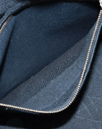 Pre-Loved Lady D-Lite Handbag Cannage Canvas Medium with Gold Hardware, Black