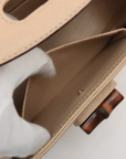 Pre-Loved Bamboo Handbag Leather with Gold Hardware, Beige