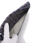 Pre-Loved Saint Louis Tote Goyardine Coated Canvas PM with Silver Hardware, Navy