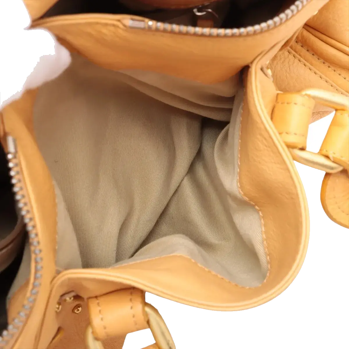 Pre-Loved Paddington Handbag Leather with Gold Hardware, Tan