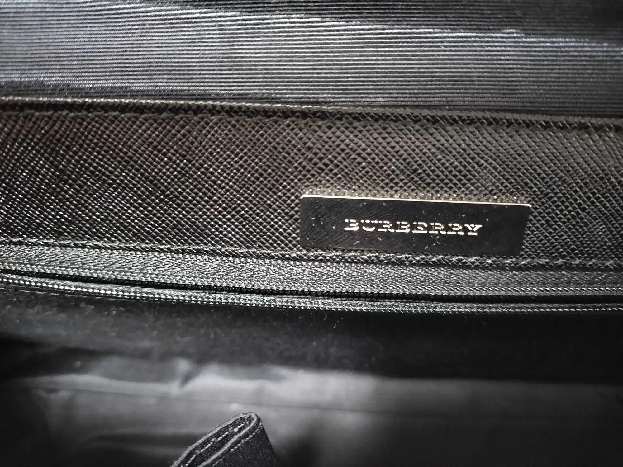 Pre-Loved Shoulder Bag Nova Check Coated Canvas with Silver Hardware, Beige and Black
