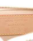 Pre-Loved Alma BB Handbag Monogram Coated Canvas BB with Gold Hardware, White Multicolore
