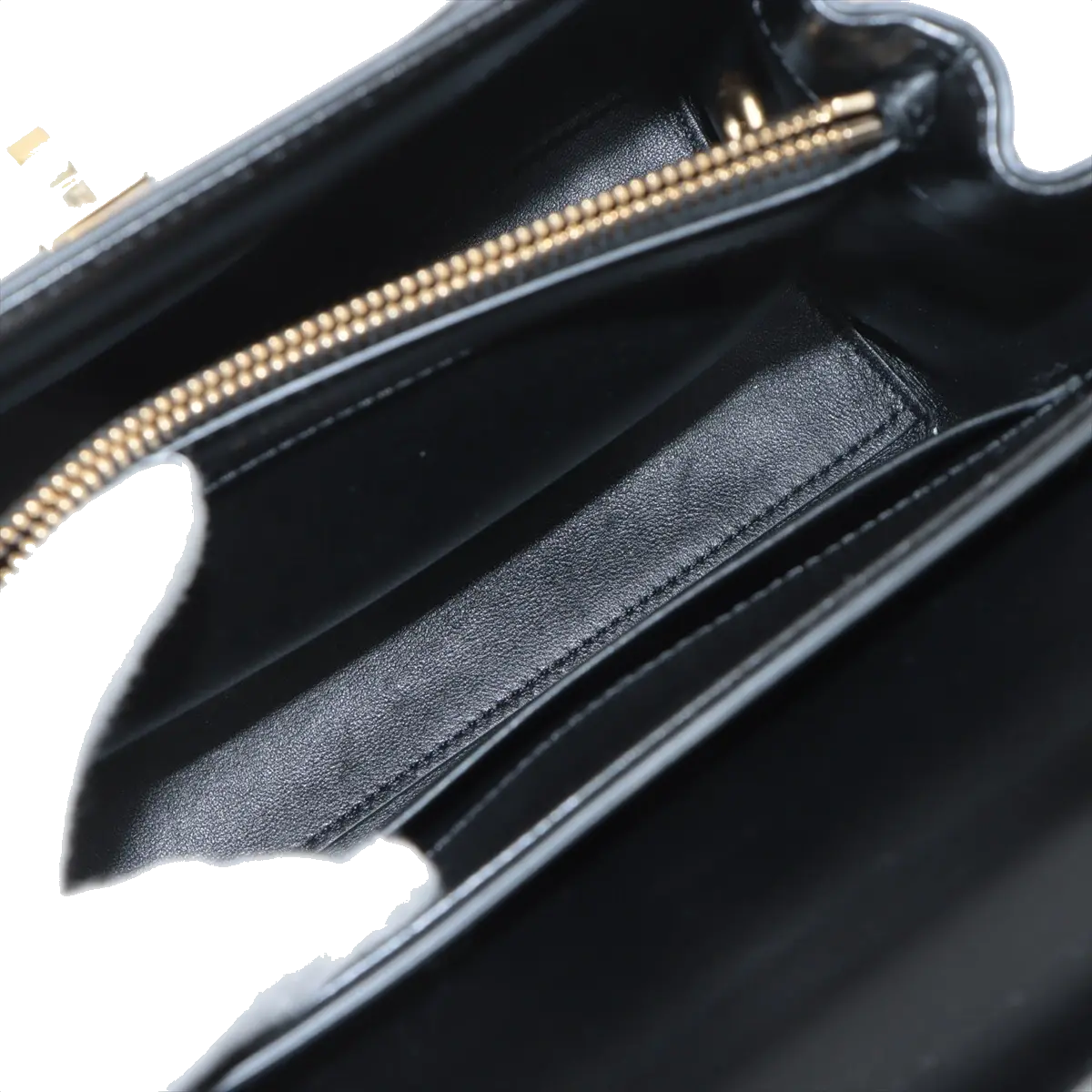 Pre-Loved 16 (Seize) Handbag Leather Small with Gold Hardware, Black