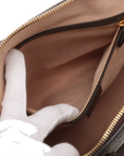 Pre-Loved Ophidia Handbag Monogram Coated Canvas Medium with Gold Hardware, Beige/Ebony