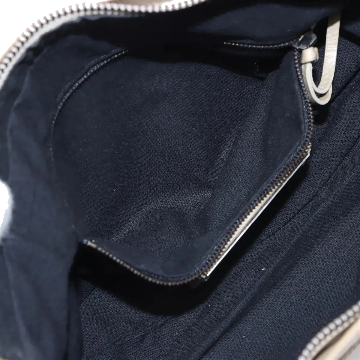 Pre-Loved First Handbag Leather Small with Aged Black Hardware, Beige