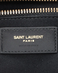 Pre-Loved Rive Gauche Tote Canvas Maxi with Gold Hardware, Black
