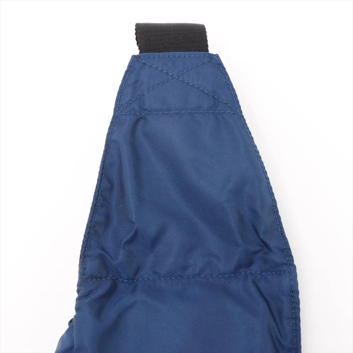 Pre-Loved Nylon Belt Bag Belt Bag Nylon with Silver Hardware, Blue
