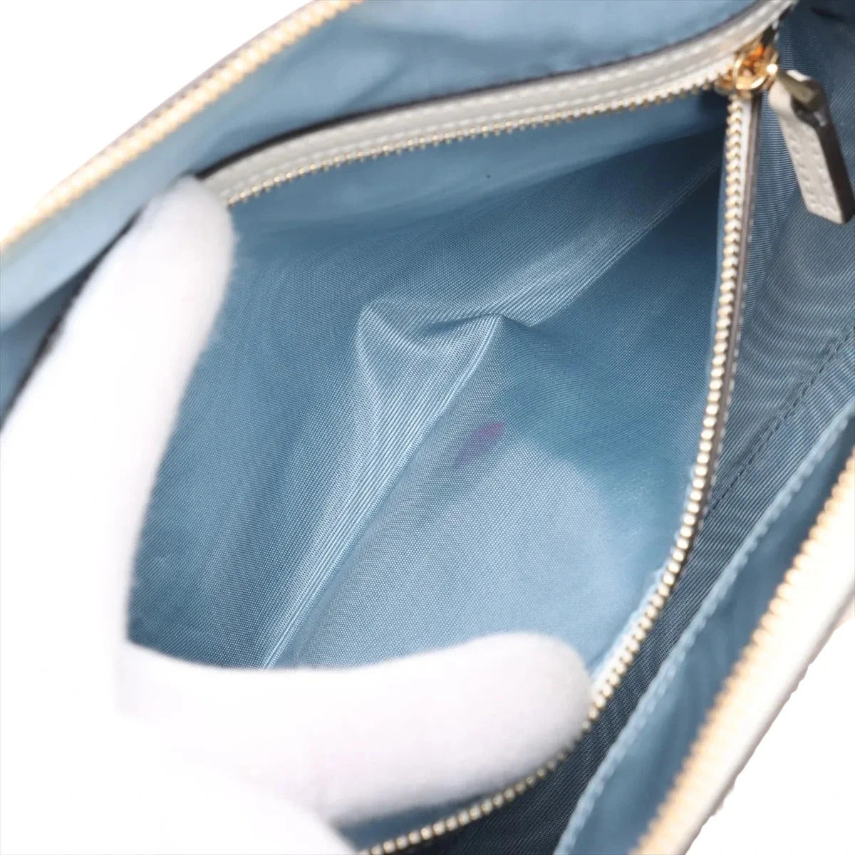 Pre-Loved Ophidia Handbag Floral Print Coated Canvas Small with Gold Hardware, White/Green/Pink