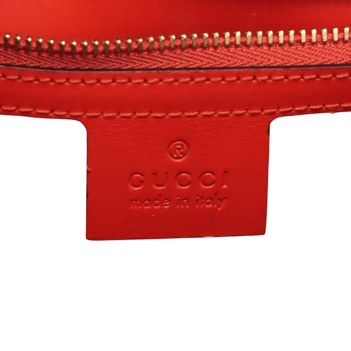 Pre-Loved Sylvie Handbag Monogram Leather Medium with Gold Hardware, Red