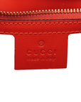 Pre-Loved Sylvie Handbag Monogram Leather Medium with Gold Hardware, Red