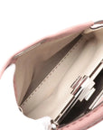 Pre-Loved Peekaboo Handbag Leather with Silver Hardware, Pink