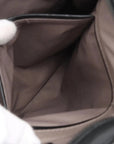 Pre-Loved Intrecciato Business Bag Briefcase Intrecciato Leather with Gunmetal Hardware, Black