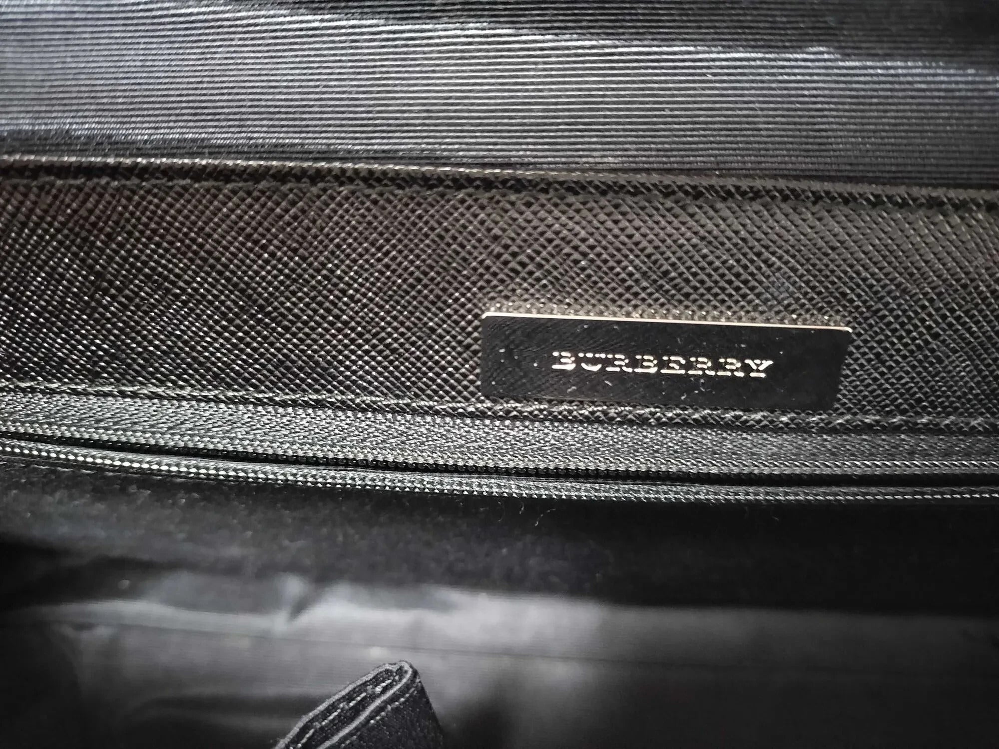 Pre-Loved Shoulder Bag Nova Check Coated Canvas with Silver Hardware, Beige and Black
