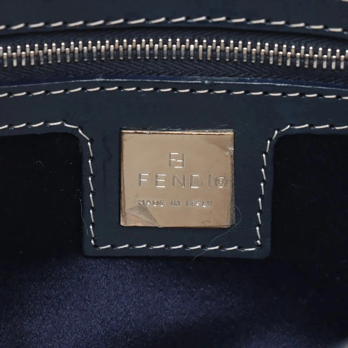 Pre-Loved Mamma Baguette Shoulder Bag Sequined with Silver Hardware, Silver