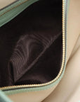 Pre-Loved Jackie Shoulder Bag Leather Small with Gold Hardware, Mint Green