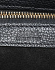 Pre-Loved Cabas Phantom Tote Leather Medium with Gold Hardware, Black