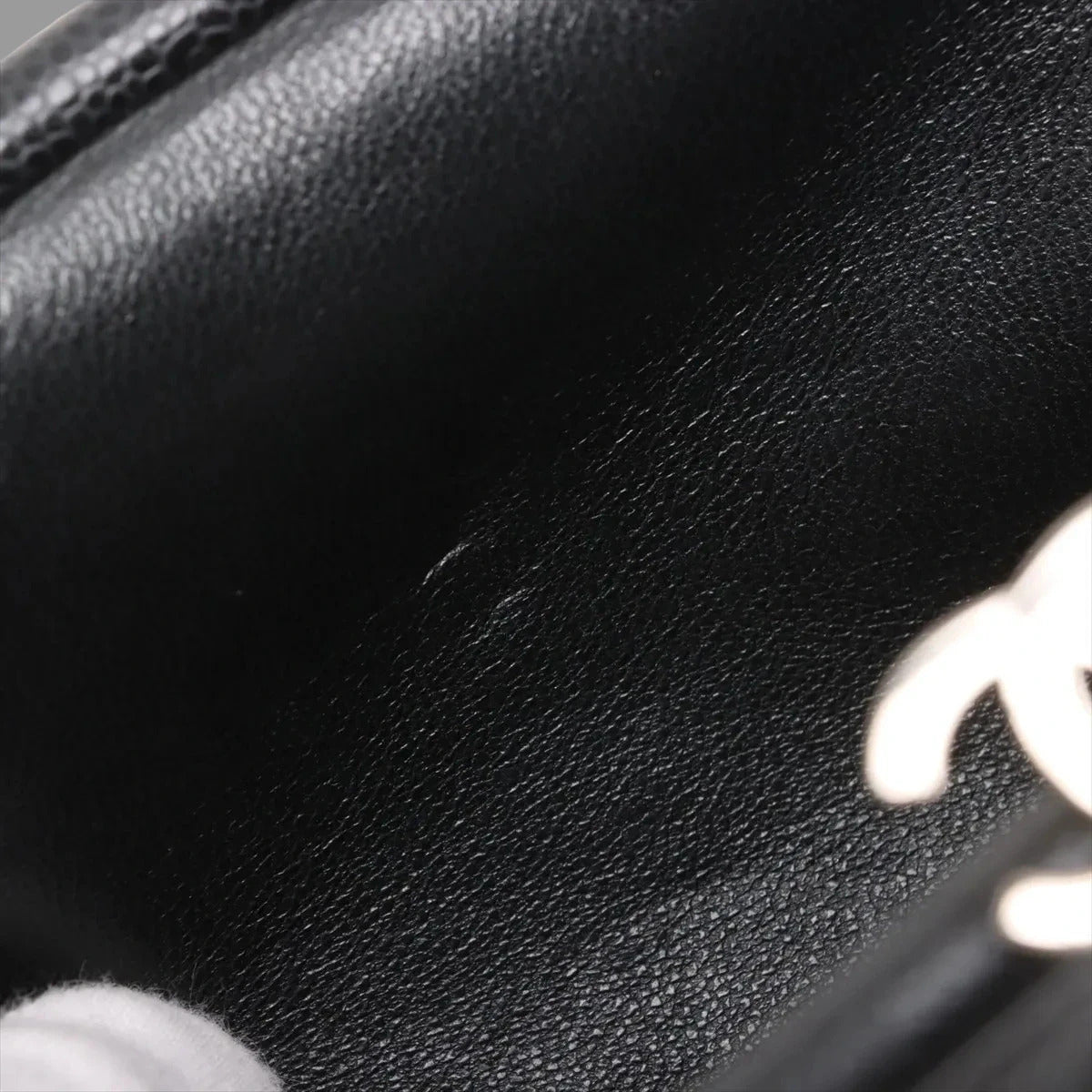 Pre-Loved Timeless Clutch Clutch Quilted Leather with Silver Hardware, Black