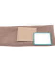 Pre-Loved The Lauren 1980 Clutch Intrecciato Leather with Silver Hardware, Turquoise