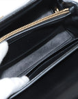 Pre-Loved 16 (Seize) Handbag Leather Small with Gold Hardware, Black