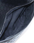 Pre-Loved GG Imprime Backpack Monogram Coated Canvas with Silver Hardware, Black