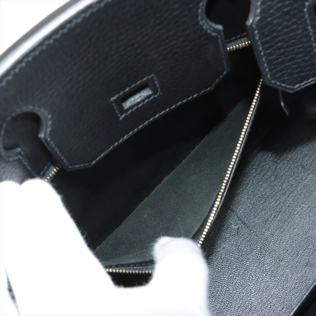 Pre-Loved Birkin Handbag Leather 30 with Gold Hardware, Black