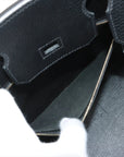 Pre-Loved Birkin Handbag Leather 30 with Gold Hardware, Black