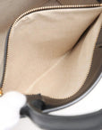 Pre-Loved Triomphe Vertical Cabas Tote Triomphe Coated Canvas Small with Gold Hardware, Beige and Black