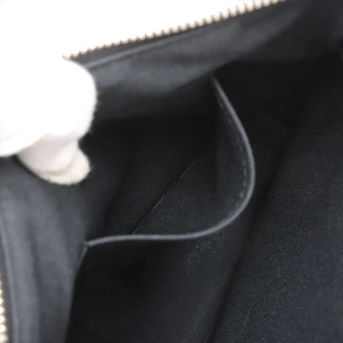 Pre-Loved Mick Crossbody Bag Damier Coated Canvas PM with Silver Hardware, Black / Graphite
