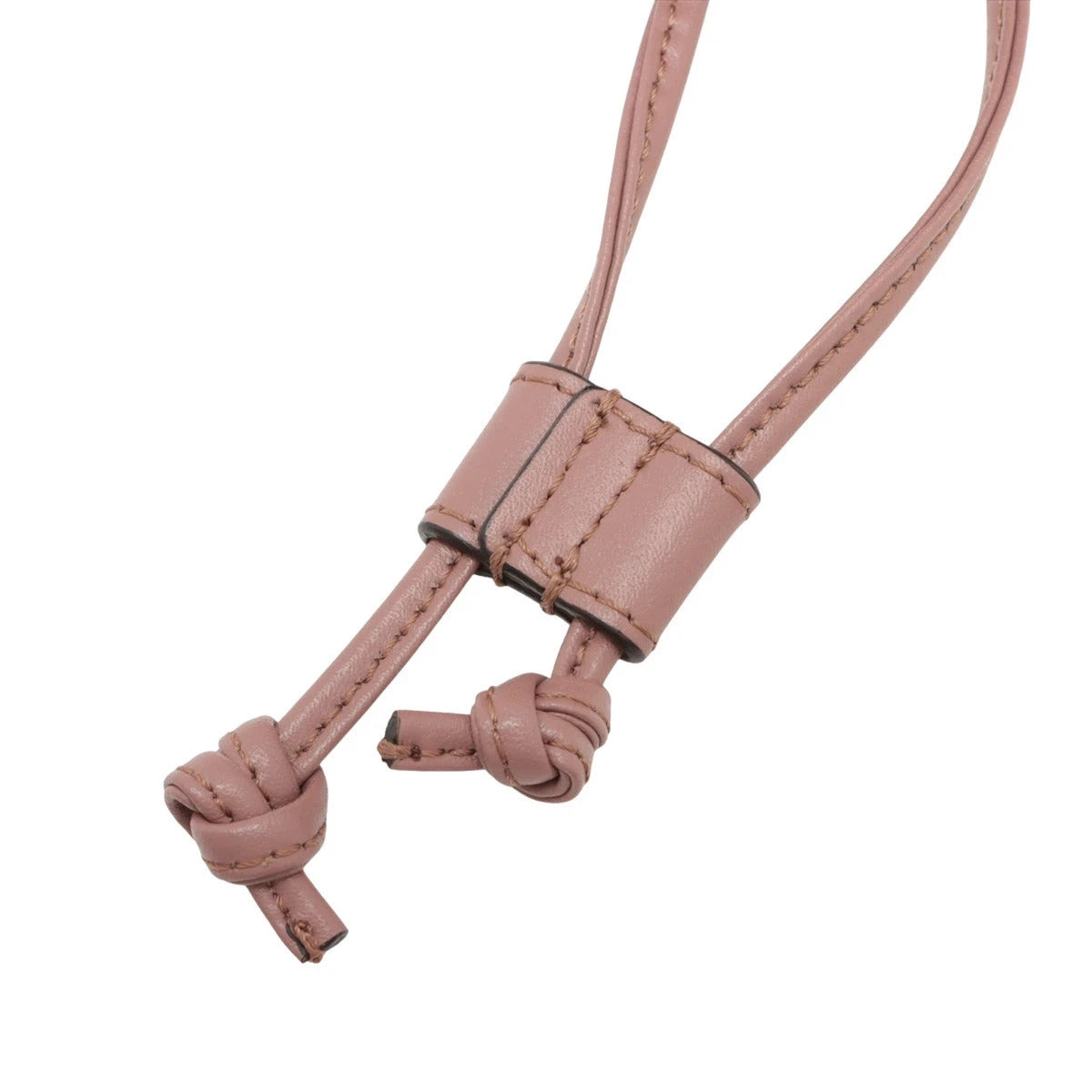 Pre-Loved Mon Tresor Bucket Bag Studded Leather Mini with Gold Hardware, Pink