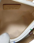 Pre-Loved Nano Speedy Handbag Monogram Multicolore Coated Canvas Nano with Gold Hardware, White Multicolor