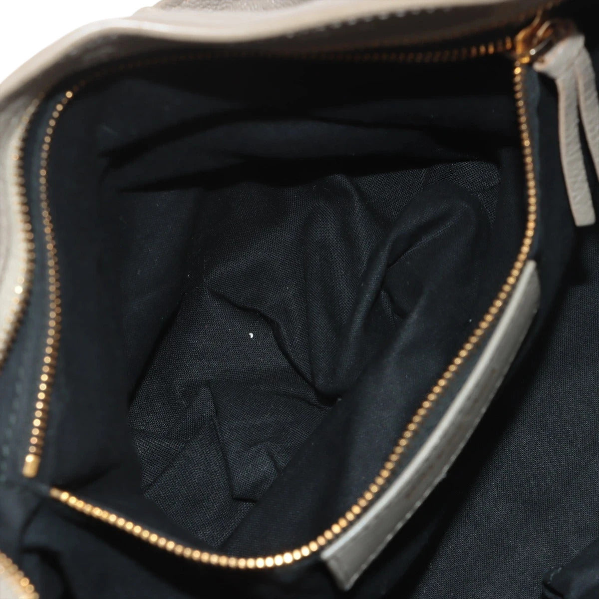 Pre-Loved Classic Metallic Edge City Handbag Leather with Gold Hardware, Gray
