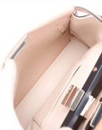 Pre-Loved Peekaboo Handbag Leather Mini with Silver Hardware, Pink