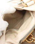Pre-Loved Paddington Handbag Leather Medium with Aged Gold Hardware, Ivory