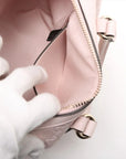Pre-Loved Boston Bag Handbag Guccissima Leather Mini with Gold Hardware, Light Pink