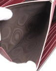 Pre-Loved Dionysus Chain Wallet Crossbody Bag Leather Mini with Aged Silver Hardware, Burgundy