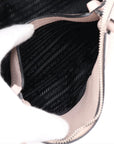 Pre-Loved Vitello Daino Two-Way Tote Handbag Leather with Silver Hardware, Light Pink